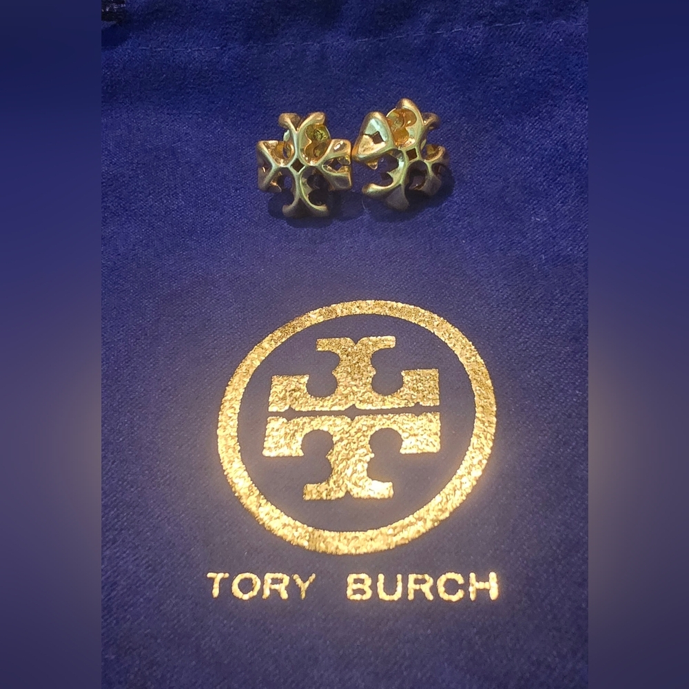 Tory Burch Gold Stud Earrings
